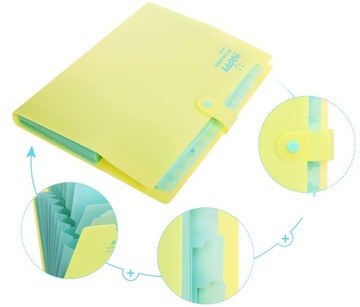 Папка для документов складная с 13 отделениями Biwuar