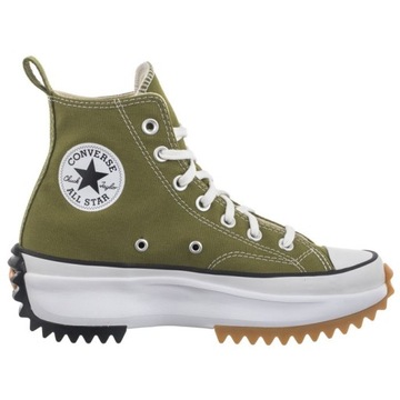 Buty Sneakersy Trampki Damskie Converse Run Star Hike Hi Zielone