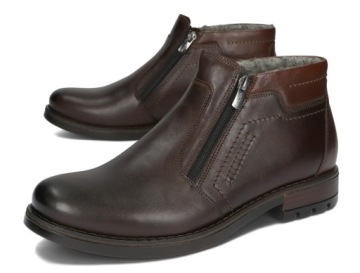 ПОЛЬСКАЯ ЗИМНЯЯ ОБУВЬ 336/2 КОРИЧНЕВАЯ 45