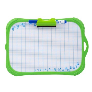 Мини-доска для сухого стирания формата А4 + губчатый маркер.