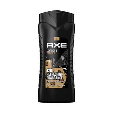 AXE LEATHER & COOKIES ŻEL POD PRYSZNIC DLA MĘŻCZYZN 400ML