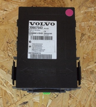 MODUL ŘÍZENÍ ZÁMKU VOLVO S80 II V70 30667543
