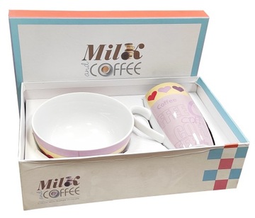 Kubek + miseczka Milk&Coffee idealny prezent
