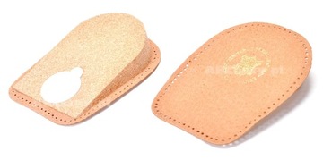 36/41 DAMSKIE BEŻOWE PODPIĘTKI KORKOWE SKÓRZANE PODWYŻSZAJĄCE 0,5 CM + 5 MM