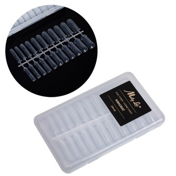 Formy DUAL FORM do żelu akrylożelu kwadrat 220szt