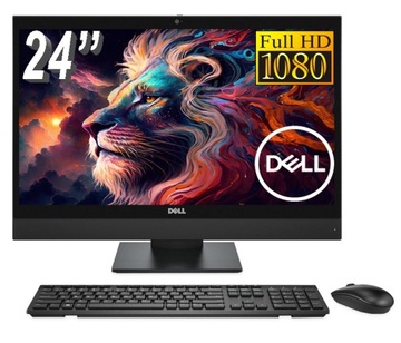 Komputer AIO Dell 7450 i3-6100 16/120GB Win10 + Klawiatura mysz Dell KM3322
