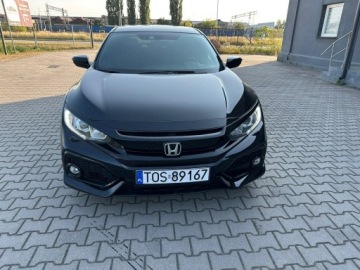 Honda Civic X Hatchback 5d 1.0 VTEC Turbo 129KM 2017 Honda Civic 1.0Vtec, Stan Idealny,NAVI,Klimatronic, zdjęcie 5