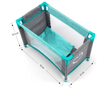 Кукольный комплект, кровать, переноска, качели, Эльза Престиж Минт Милли Малли