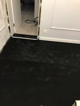 Звукоизоляция Rubber 8, звукоизоляция, тренажерный зал, спортивные полы, зал боевых искусств.