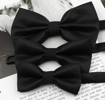 НАБОР ГАЛСТУКОВ-БАБОЧЕК «ОТЕЦ И СЫН» x 2 черный