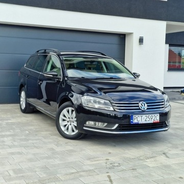 Volkswagen Passat B7 Variant 2.0 TDI CR DPF BlueMotion 140KM 2014 Volkswagen Passat 2.0 TDI DSG *piękne jasne