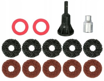 НАБОР ДЛЯ ЧИСТКИ СТУПИЦЫ И ШТИФТОВ YATO, 14 шт.