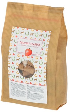 SMAKOLYKI ДЛЯ KONIA DELIZIA CLASSIC, TRUSKAWKA, 1 KG, KERBL