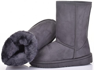 MUKLUKI CLASSIC ЖЕНСКИЕ УТЕПЛЕННЫЕ СНЕЖНЫЕ БОТИНКИ, ЗАМШЯ