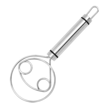 New Stainless Steel Egg Stirring Whisk Single Double Eyeliner Circles