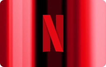 Подарочная карта NETFLIX на сумму 64 злотых.
