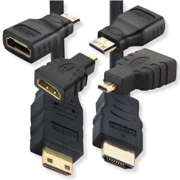 HDMI МИНИ-МИКРО КАБЕЛЬ 3 в 1 FULL HD 4K 1,5 м