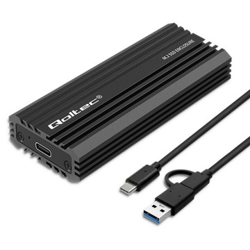 Корпус для твердотельного накопителя M.2 SATA NVMe USB-C емкостью до 2 ТБ