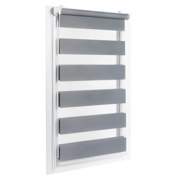 ROLETA ROLETY DZIEŃ NOC 123x230 CM Z NAPINACZEM NA WYMIAR RÓŻNE KOLORY