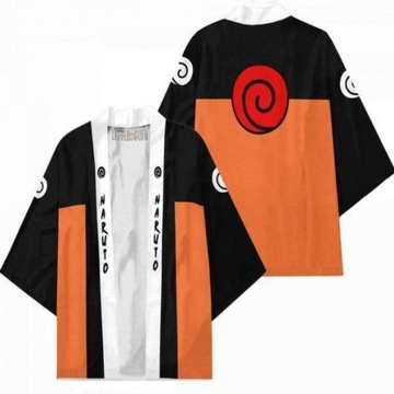 męska kimono cosplay Anime Naruto nadruk komiksowy casual B375-75