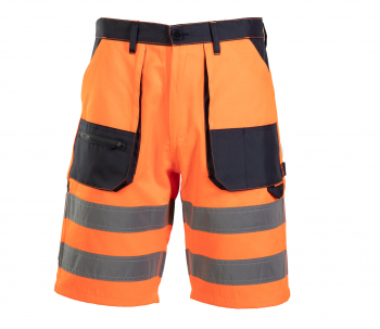 KRÓTKIE SPODENKI ROBOCZE FLASH ODBLASKOWE r. 58