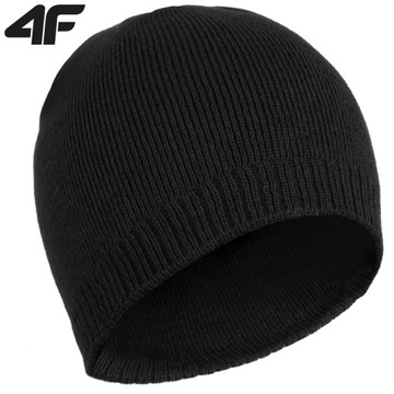 CZAPKA ZIMOWA MĘSKA 4F DAMSKA DWUWARSTWOWA LEKKA BEANIE NA ZIMĘ SPORTOWA