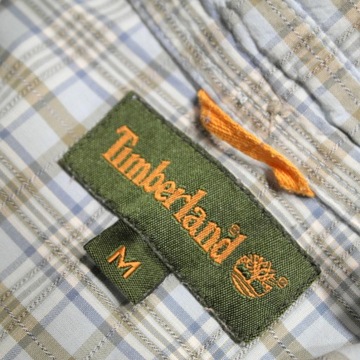 TIMBERLAND _ IDEALNA W KRATĘ KRÓTKA KOSZULA Z LOGO _ M/L