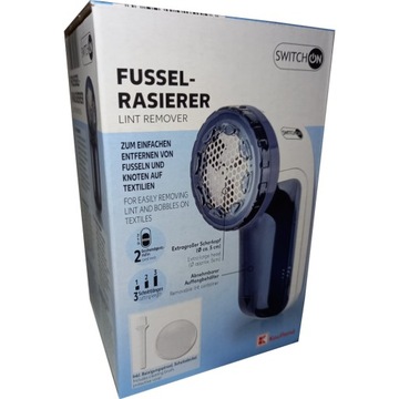 БЕСПРОВОДНАЯ БРИТЬВА ДЛЯ ОДЕЖДЫ, ПЕРЕКЛЮЧАТЕЛЬ SOFR 3 A1, 2 скорости, 3 длины.