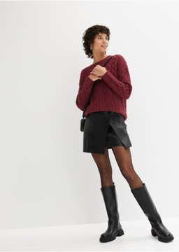 ЮБКА ИЗ ИМИТАЦИИ КОЖИ__46