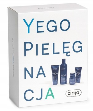 Мужской подарочный набор Ziaja Yego из 4 косметических средств, крем-бальзам-гель в шариковом исполнении, 300 мл