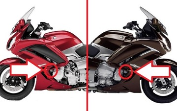 YAMAHA FJR 1300 2013-2017 - ТВЕРДЫЕ АВТОМОБИЛЬНЫЕ НАКЛАДКИ