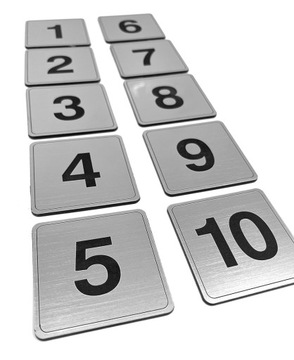 Номер двери - набор из 10 штук, любые цифры!