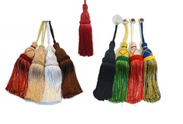 ДЕКОРАТИВНАЯ ОКОННАЯ КИСТОЧКА С ПРИСОСКОЙ МТС (ЦВЕТ НА ВЫБОР)