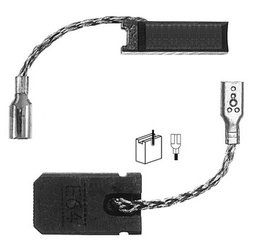 SZCZOTKI WĘGLOWE BOSCH GWS 11-125 CI GWS11-125CI 5X10
