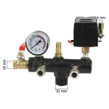 Реле давления компрессора 400В, лента 100-50л