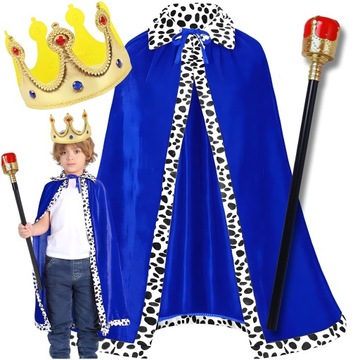 КОРОЛЕВСКИЙ НАРЯД ДЛЯ РОДНОЙ ВЕЧЕРИНКИ КОРОЛЬСКИЙ КОМПЛЕКТ ДЕТСКИЙ КОРОННЫЙ КАПЕСТР НС КАРНАВАЛ