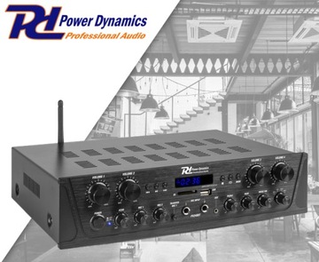 4-зонный усилитель 400 Вт BT USB FM для офисных помещений