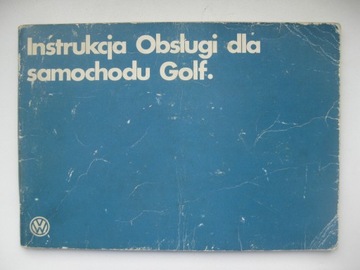 VW GOLF I Польское руководство по эксплуатации VW GOLF 1980 г.