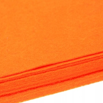 FILC38 FILC DEKORACYJNY ARKUSZ 1mm 20x30cm ORANGE 2szt
