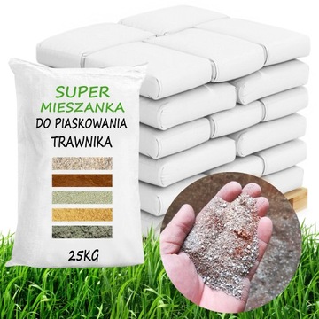 SUPER MIESZANKA DO PIASKOWANIE TRAWNIKA TRAWY TONA
