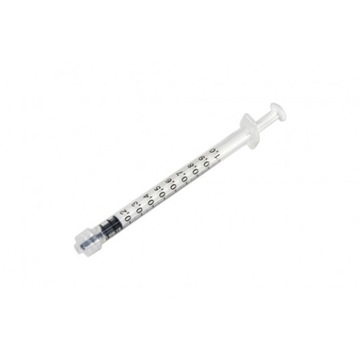 Strzykawka 1ml LUER LOCK op.100 szt Strzykawka 1ml LUERLOCK do MEZOTERAPI