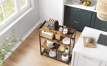 WYSPA KUCHENNA REGAŁ PÓŁKA SZAFKA RUSTYKALNA LOFT