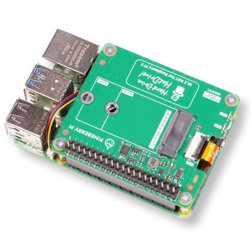 Адаптер PCIe HAT для Raspberry Pi 5 для накопителей NVMe 2230 2242 от Pineberry Pi