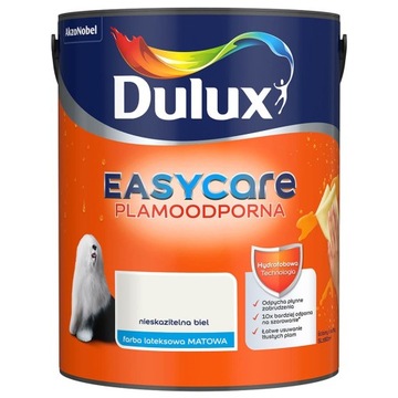 Dulux EasyCare Farba Nieskazitelna biel 5L