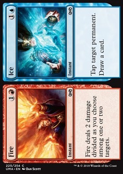 Fire // Ice FOIL - Ultimate Masters