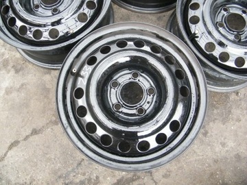 4× DISK OCELOVÝ OPEL OE ASTRA VECTRA ZAFIRA 6.0" X 15" 5X110 ET 43