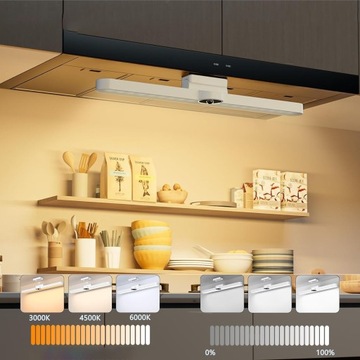 ЛАМПА ПОД ШКАФОМ СВЕТОДИОДНАЯ ЛЕНТА ДАТЧИК ДВИЖЕНИЯ МАГНИТ 40 СМ