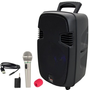 Kolumna Bluetooth USB radio FM + Mikrofon Bezprzew