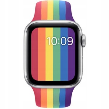 PASEK DO APPLE WATCH 2/3/4/5/6/SE TĘCZA PRIDE