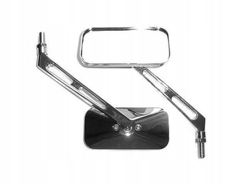 LUSTRA LUSTERKA UNIWERSALNE CHROM CHOPPER DRAG M10